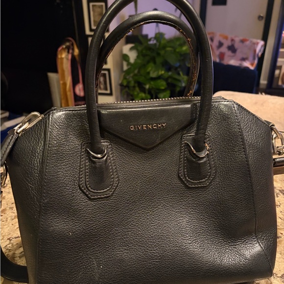 Givenchy Dark Leather Satchel